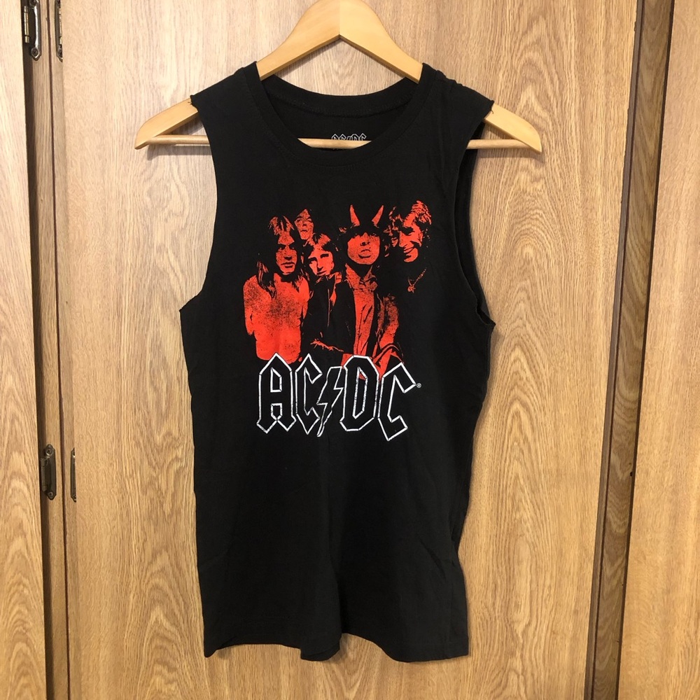 Hot Topic AC/DC Black Tank Top
